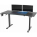 Gaming galds Ultradesk Level V2 BLUE Black 140 cmx68 cm Niebieska podkładka