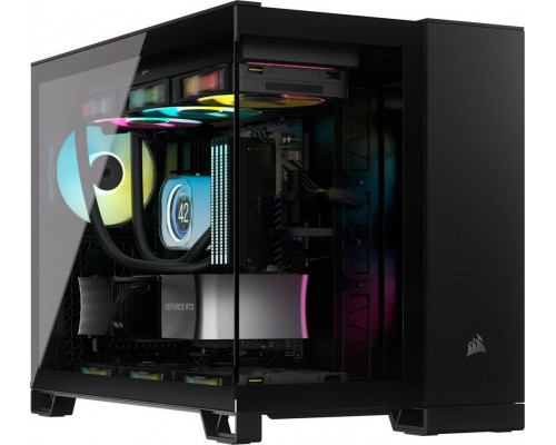 Corsair Corsair 2500X Micro-ATX, szkło hartowane - black