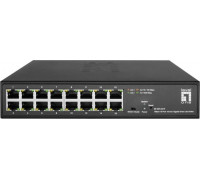 Switch LevelOne LevelOne GES-2216    L2 Gigabit Ethernet (10/100/1000) Black