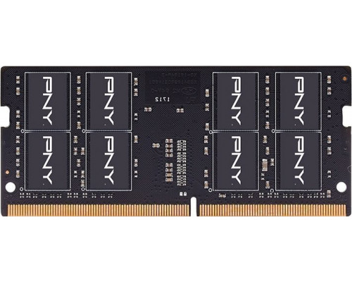 PNY Performance, SODIMM, DDR4, 32 GB, 3200 MHz, CL22 (MN32GSD43200-BLK)