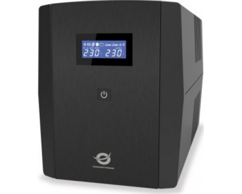 UPS Conceptronic Conceptronic ZEUS04E charger UPS Technologia line-interactive 2,2 kVA 1320 W 6 x gniazdo sieciowe