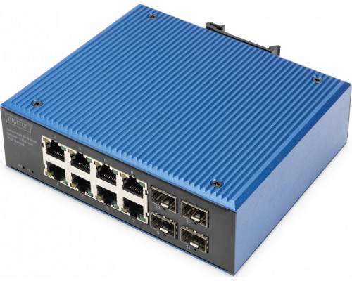 Switch Digitus DIGITUS Switch 8+4 -Port Gigabit Ethernet PoE