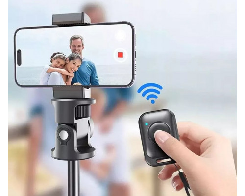 Selfie nūjiņa 4kom.pl 3w1 L03S Bezvadu Black