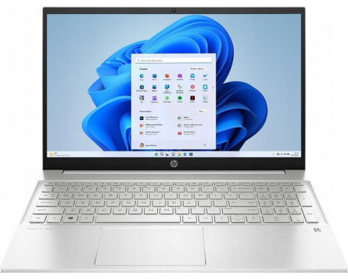 Laptop HP HP Pavilion 15-eg3224nw Intel® Core™ i5 i5-1335U Laptop 39,6 cm (15.6") Full HD 16 GB DDR4-SDRAM 512 GB SSD Wi-Fi 6 (802.11ax) Windows 11 Home Srebrny