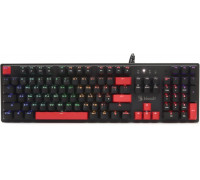 A4Tech A4tech Bloody Klávesnice S510R, herní klávesnice, mechanická, drátová, Red Switch, CZ/SK, Černá