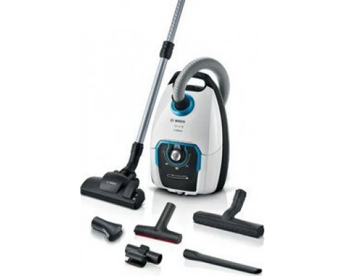 Bosch Bosch Series 8 BGB75XSIL, cylinder vacuum cleaner (white, ProSilence)
