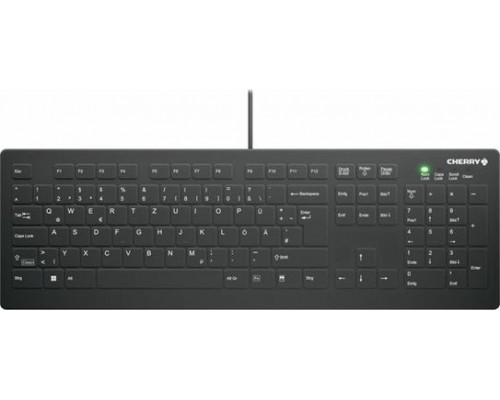 Cherry CHERRY Keyboard AK-C8112 Medical corded sealed [DE] black IP68 kabelgebunden, vollversiegelt, IP68