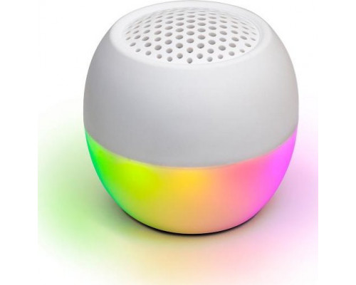 Boompods Boompods Tide Round  Speaker Soundflare White