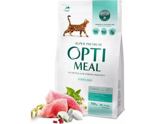 Optimeal Optimeal Food dla Cata Sterylizowanego Turkey 700g