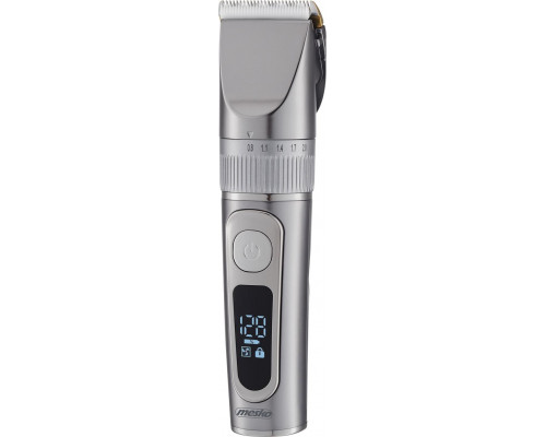 Mesko Mesko | Hair Clipper with LCD Display | MS 2843 | Cordless | Number of length steps 4 | Stainless Steel