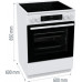 Kuchenka Gorenje GEC6C40WD, cooker (white)