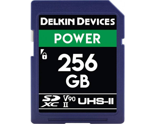SD  Delkin Power 2000x SDXC 256 GB Class 10 UHS-II/U3 V90 (DDSDG2000256)