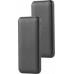 V-TAC Power Bank 10000mAh SLIM TYPE C Black VT-3527