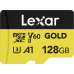 SD  Lexar Professional Gold SD 128 GB UHS-II/U3 A1 V60 (LMSGOLD128G-BNNNG)