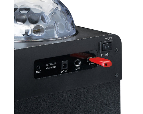 Lenco Lenco BTC-055BK Karaoke  mit Bluetooth u. Mikrofon
