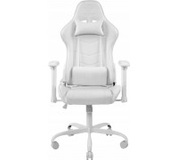 Deltaco Žaidimų kėdė DELTACO GAMING Baltas LINE WCH80 odinė, ergonominė, aukštas atlošas, balta / GAM-096-W