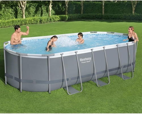 Bestway Bestway Owalny swimming pool ground Power Steel, 549x274x122 cm