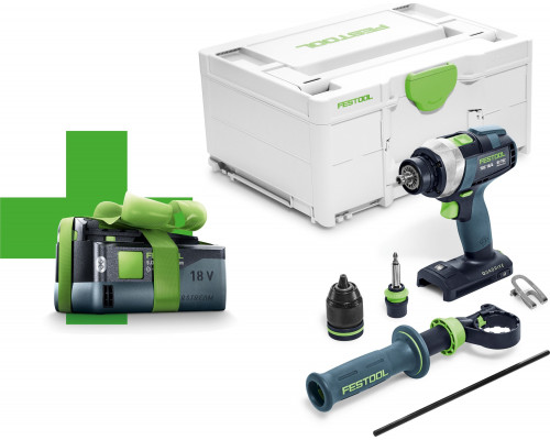 Festool Akumulatorowa Cordless Drill TDC 18/4 I-Basic-5,0 (577052) 1 x Akumulator 5 Ah