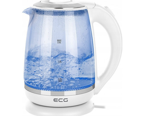 ECG Electric kettle ECG RK 2020 White Glass