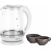 ECG Electric kettle ECG RK 2020 White Glass