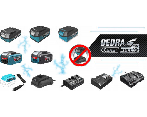 Dedra 35Bar 2,2/3,0l/min 18V SAS+ALL