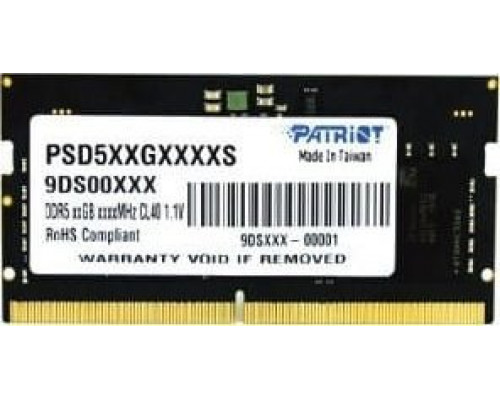 Patriot Patriot SO-DIMM DDR4 32GB 3200MHz Bulk Hynix Chip