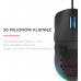 Rampage BLINK gamingowa USB RGB sensor optyczny RGB Czarna 12800 dpi (BLINK-BLACK)