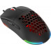 Rampage BLINK gamingowa USB RGB sensor optyczny RGB Czarna 12800 dpi (BLINK-BLACK)