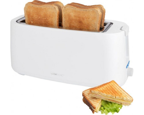 Clatronic Clatronic TA 3802 white 4 slice long slot toaster