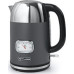 Muse Muse Kettle | MS-020DG | Cordless | 2200 W | 1.7 L | Stainless steel | 360° rotational base | Stainless steel/Black