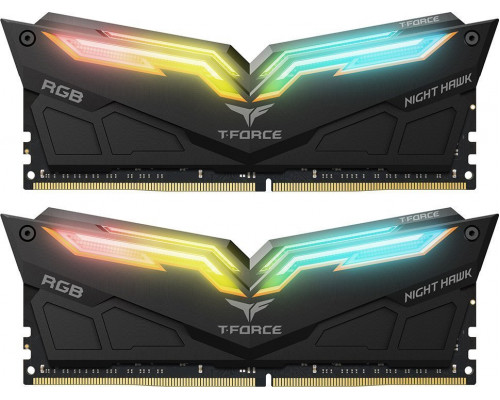 TeamGroup T-Force Night Hawk RGB Gen2, DDR4, 32 GB, 3200MHz, CL16 (TF14D432G3200HC16CDC01)