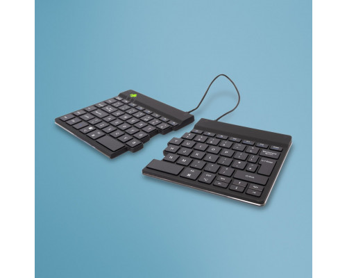 R-GO Tools R-Go Tools Ergonomiczna R-Go Split Break klawiatura, z oprogramowaniem do robienia przerw, QWERTY (UK), Bluetooth, czarna