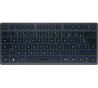 Cherry CHERRY KW 7100 MINI BT klawiatura Uniwersalne Bluetooth AZERTY Francuski Niebieski