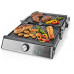 Nedis Nedis KAGR151FSR, Black, Silver, Plastic, Stainless steel, Square, Rotary, Griddle, 290 x 230 mm