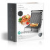 Nedis Nedis KAGR151FSR, Black, Silver, Plastic, Stainless steel, Square, Rotary, Griddle, 290 x 230 mm