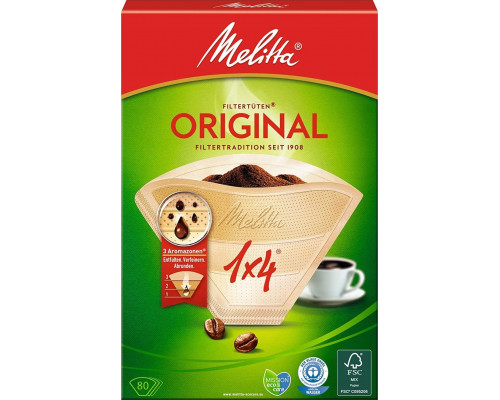 Melitta Melitta Coffee filters 1x4 - 80 pc(s)