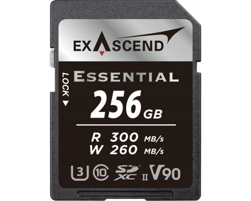 SD  ExAscend SD  pamięci ExAscend Essential UHS-II V90 256GB