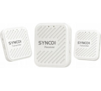 Synco Synco G1 A2 White bezprzewodowy system mikrofonowy 2,4 GHz - 2 odbiorniki