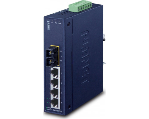 Switch Planet PLANET ISW-511TS15     L2 Fast Ethernet (10/100) Blue