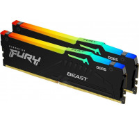 Kingston Fury Beast RGB, DDR5, 16 GB, 6000MHz, CL30 (KF560C30BBEAK2-16)