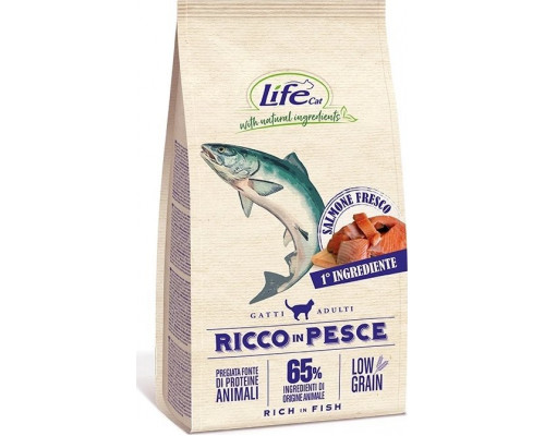 Life Pet Care LIFE CAT 1,5kg RICH IN SALMON LOW GRAIN   /6