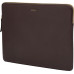 dbramante Paris - Saffiano full-grain leather sleeve for Laptop 15"/MacBook Pro 16" 2019 - Dark Chocolate