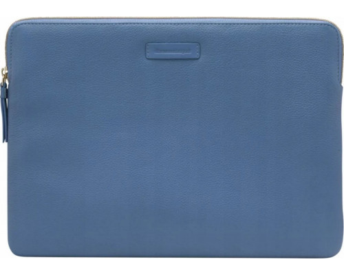 dbramante Paris - Pebbled full-grain leather sleeve for Laptop 15''/MacBook Pro 16" 2019 - Ultra-marine Blue