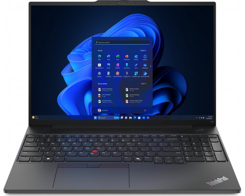 Laptop Lenovo Lenovo ThinkPad E16 | Juodas | 16 " | IPS | WUXGA | 1920 x 1200 pikselių | Anti-glare | AMD Ryzen 7 | 7735HS | 16 GB | SO-DIMM DDR5 | SSD 512 GB | AMD Radeon 680M Graphics | Windows 11 Pro