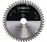 Bosch Circular saw blade 136x20mm, 50 Bosch Standard for Aluminium