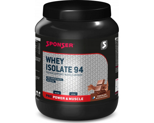 Sponser WHEY ISOLATE 94 Šokolādes 850g skārda (NEW)
