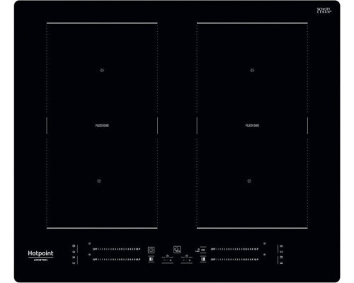 Hotpoint Hotpoint HS 5160C NE Czarny Wbudowany 59 cm Płyta indukcyjna strefowa 4 stref(y)