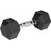 Rebel Dumbbells cast iron gumowane HEX 2x4 kg REBEL ACTIVE