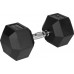 Rebel Hantel cast iron rubberized HEX 25 kg REBEL ACTIVE