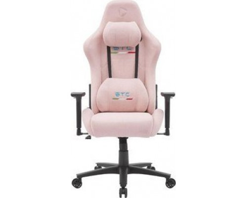 Arozzi Onex Short Pile Linen; Metal; Nylon base | Gaming Chairs | ONEX STC | Pink